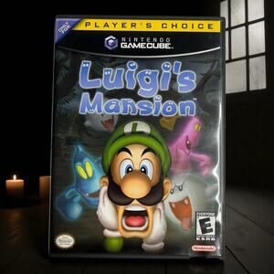 Luigi's Mansion Player's Choice Nintendo GameCube Video Game Complete CIB Tested